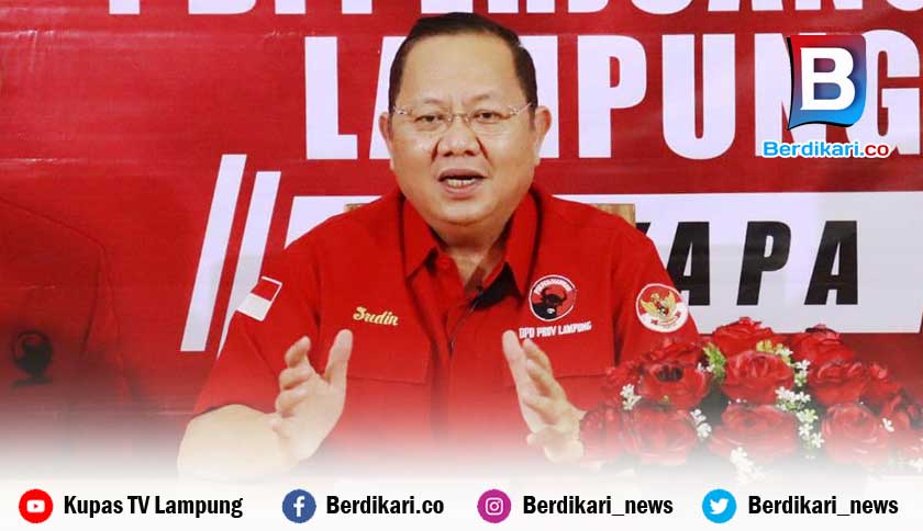 PDI Perjuangan Lampung Menyapa, Sudin Sebut Penanganan PMK Belum Jelas