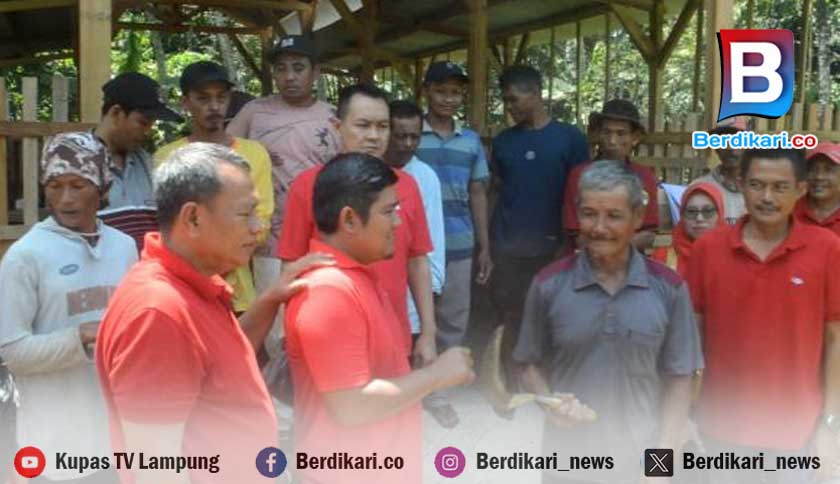 PDI Perjuangan Pringsewu Serap Aspirasi Petani Karang Tani, Dorong Kebijakan Pro Rakyat