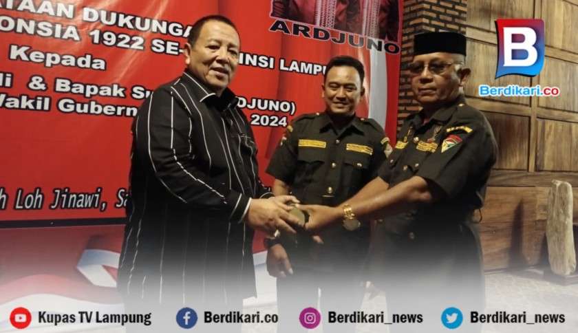 Pejuang Siliwangi Indonesia Deklarasi Dukung Ardjuno di Pilgub Lampung 2024