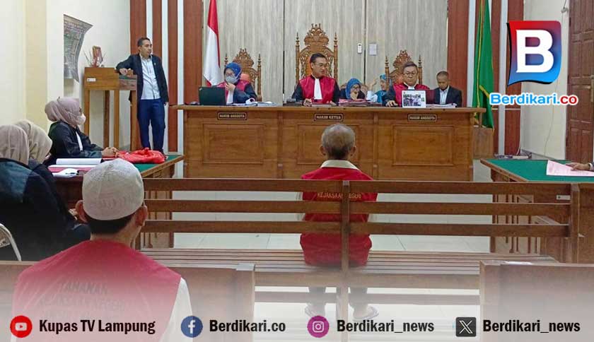 Pembunuh Tukang Rongsok Divonis 8 Tahun Penjara