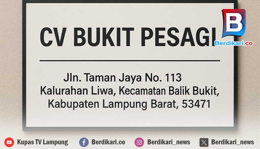Pemilik CV Bukit Pesagi Bantah Alamat Fiktif