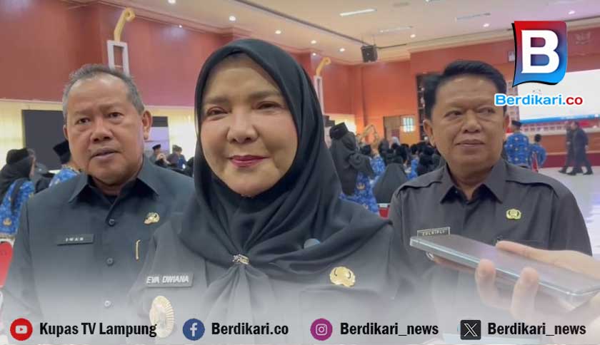 Pemkot Bandar Lampung Lantik 266 PPPK, Eva Dwiana: Jadilah Penggerak Perubahan