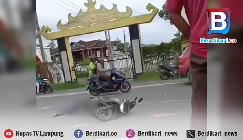 Pemotor Tewas Akibat Jalan Rusak di Jalan Soekarno Hatta Bandar Lampung