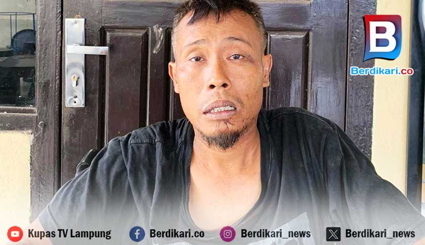 Pencuri Motor Asal Lamsel Ditangkap Polisi Metro