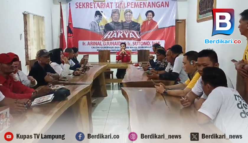 Pengundian Nomor Urut Pilgub Lampung 2024, Pendukung Ardjuno: Kami Yakin Ardjuno Bawa Perubahan Nyata