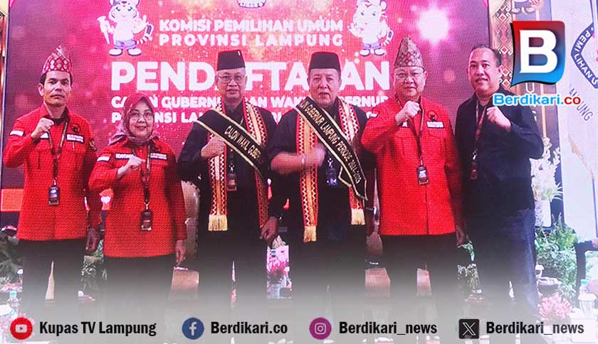 Pilgub Lampung 2024, Arinal-Sutono Resmi Daftar ke KPU