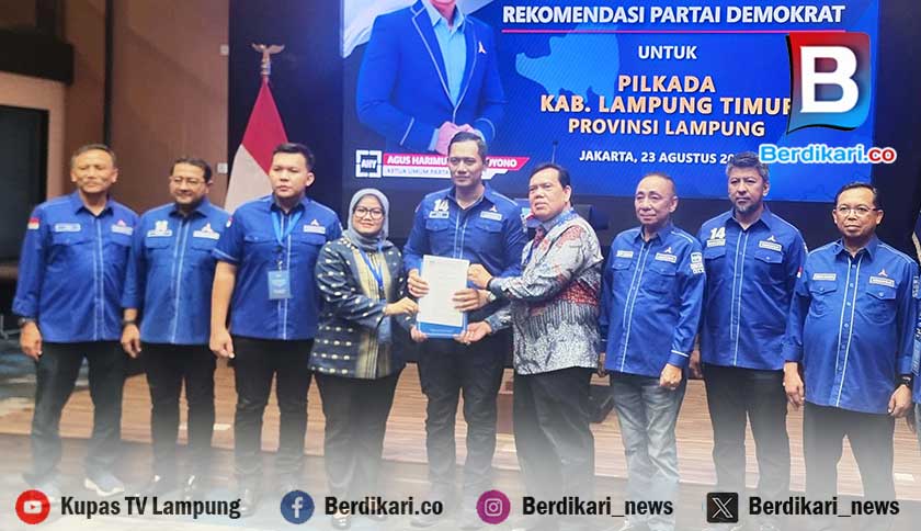 Pilkada Lampung Timur, Demokrat Dukung Ela-Azwar