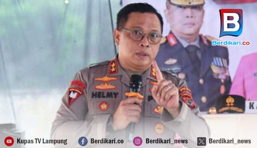 Polda Lampung Bakal Sanksi Tegas Polisi Terlibat Judi Online