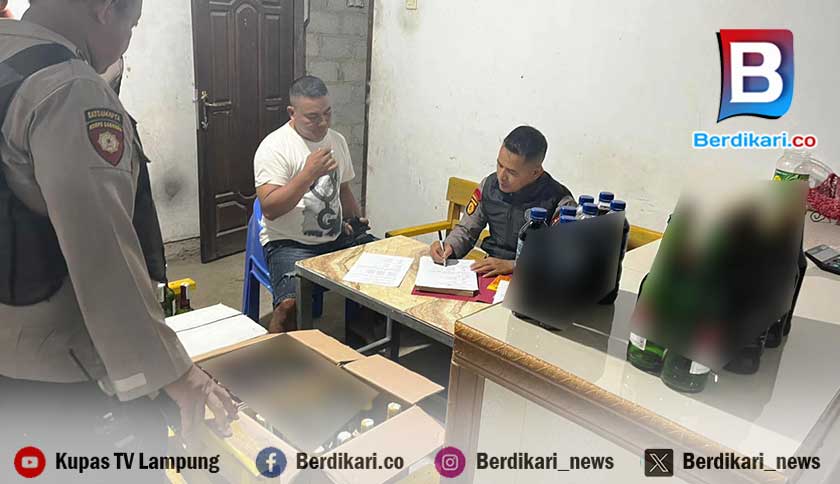 Polisi Gerebek Tempat Hiburan Malam di Lampung Selatan