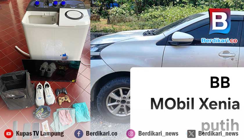 Polisi Ringkus Residivis Pembobol Rumah di Lamsel