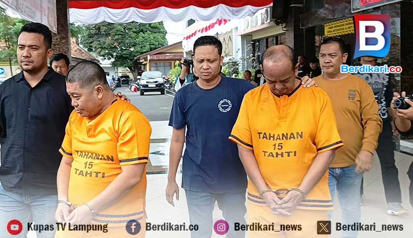 Polisi Tangkap 2 Pelaku Pengelapan 16 Mobil Rental di Bandar Lampung