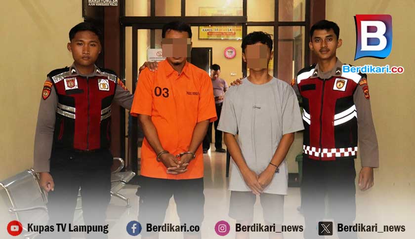 Polisi Tangkap 2 Pelaku Sodomi di Pringsewu Lampung