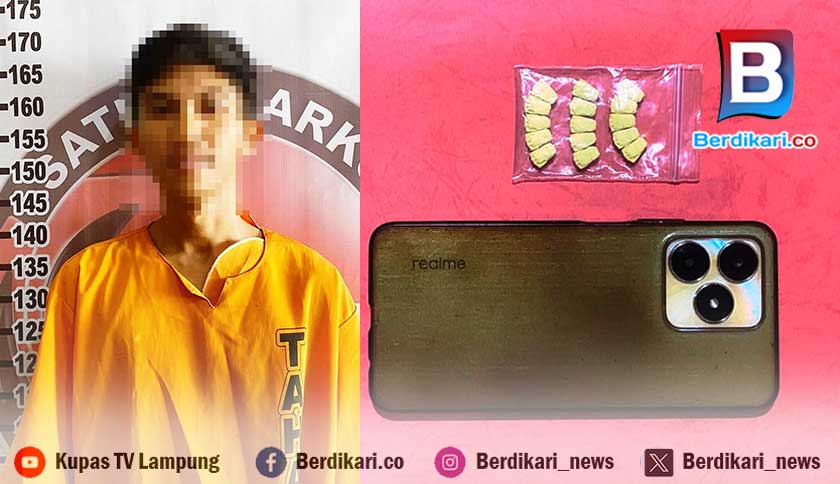 Polisi Tangkap Bandar Pil Ekstasi Asal Tulang Bawang