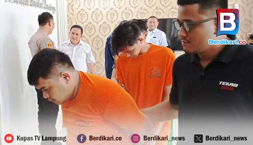 Polisi Tangkap Komplotan Curanmor Bersenpi di Bandar Lampung, Satu Buron