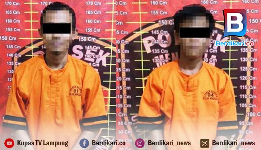 Polisi Tangkap Pembobol Rumah dan Penadah di Tulang Bawang