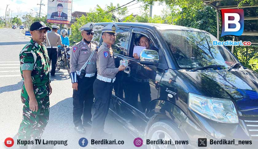 Polisi Tindak 2.921 Pelanggar Lalu Lintas di Lampung Barat