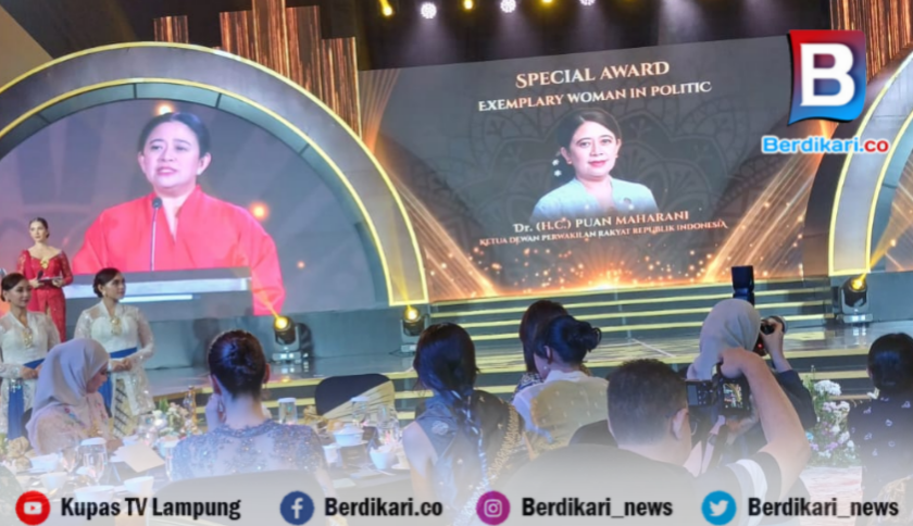 Puan Maharani Dianugerahi Penghargaan 'Exemplary Woman in Politic' di Kartini Awards
