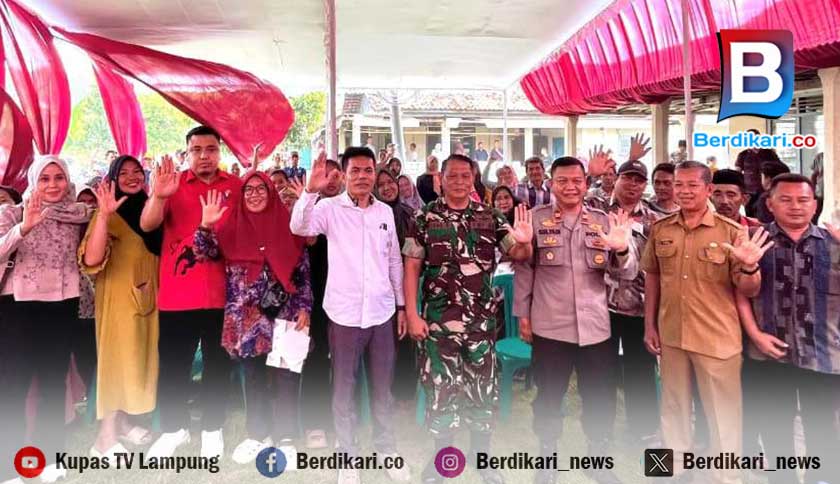 Reses di Gunung Terang, Sudin Tekankan Bahaya Narkoba, Judi Online dan Pinjol Ilegal