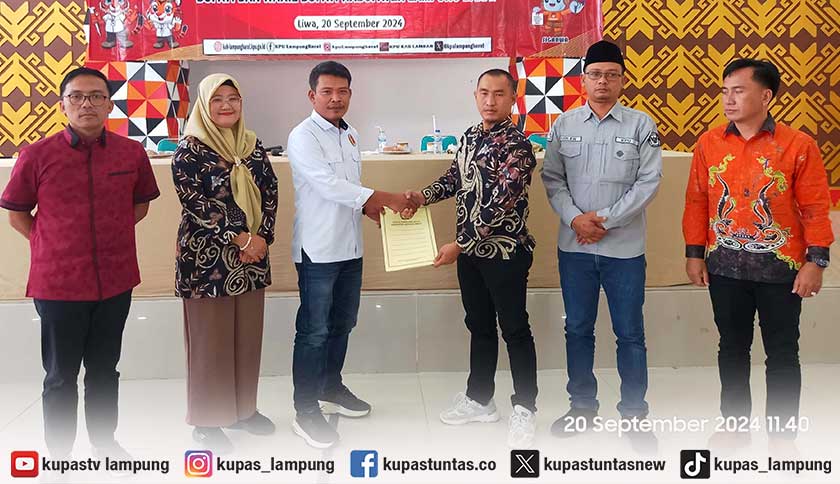 Resmi Tetapkan 222.236 DPT untuk Pilkada 2024, KPU Lampung Barat Ajak Masyarakat Gunakan Hak Pilih