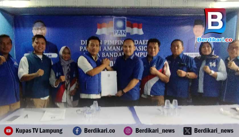 Rezki Wirmandi Kembalikan Berkas Bacalon Wakil Walikota Bandar Lampung ke Demokrat