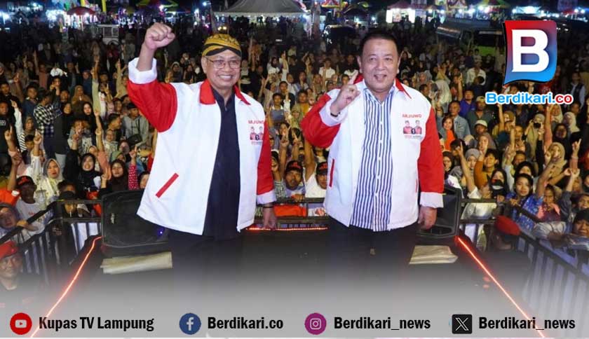 Ribuan Warga Seputih Lampung Tengah Agung Dukung Ardjuno