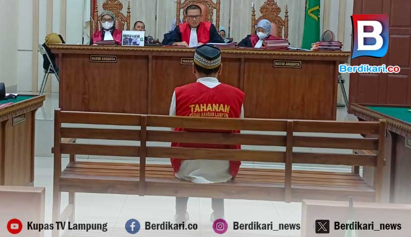 Salman Raziq Perekrut Kurir Narkoba Jaringan Fredy Pratama Divonis 20 Tahun Penjara