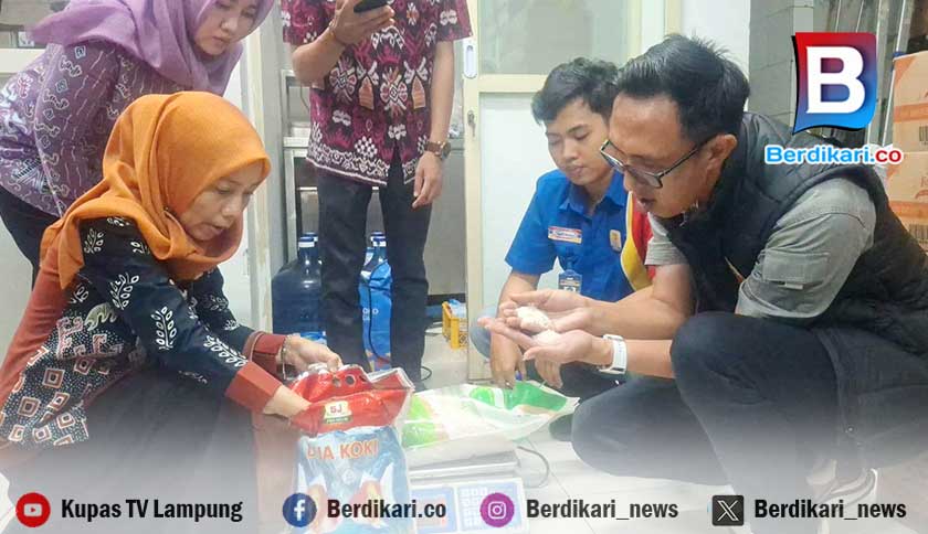 Satgas Pangan Temukan Beras Oplosan di Lampung Timur