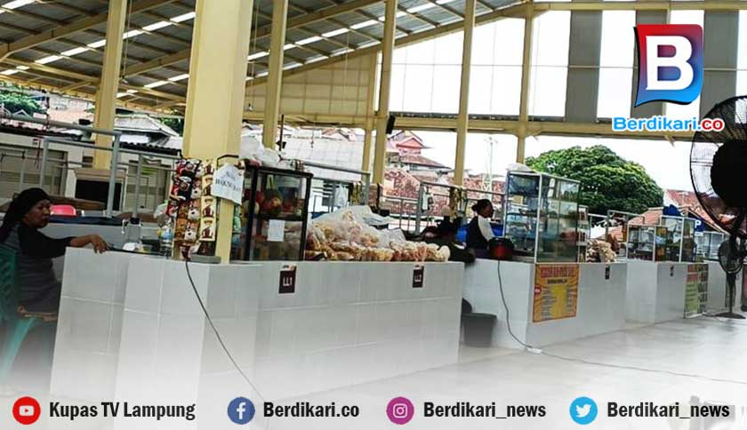 Sebulan Diresmikan, Pasar Raya Modern Lebak Budi Bandar Lampung Sepi Pengunjung