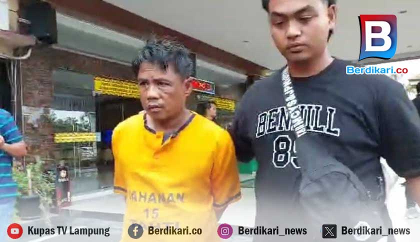 Sempat Todongkan Senpi, Maling Motor di Kemiling Bandar Lampung Diamankan Polisi