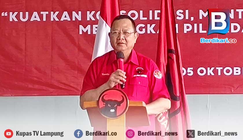 Sudin: PDI-P Harus Menangkan Pilkada 2024 Tanpa Ada Tawar-menawar