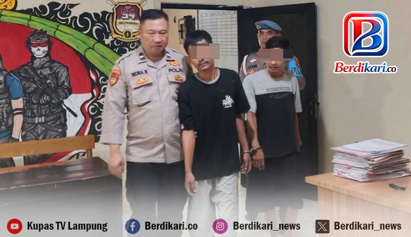 Tagih Utang Berujung Pengeroyokan, Dua Kakak Beradik di Pringsewu Ditangkap Polisi