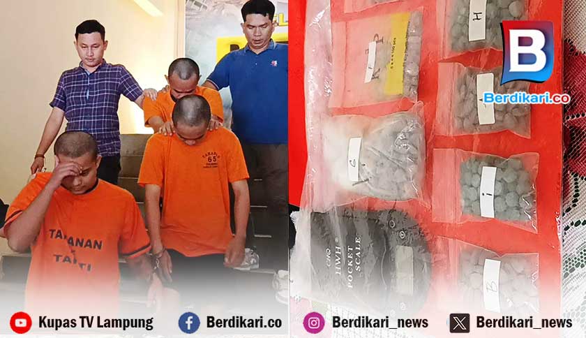 Tangkap 5 Bandar, Polisi Sita 890 Butir Ekstasi dan 15,48 Gram Sabu