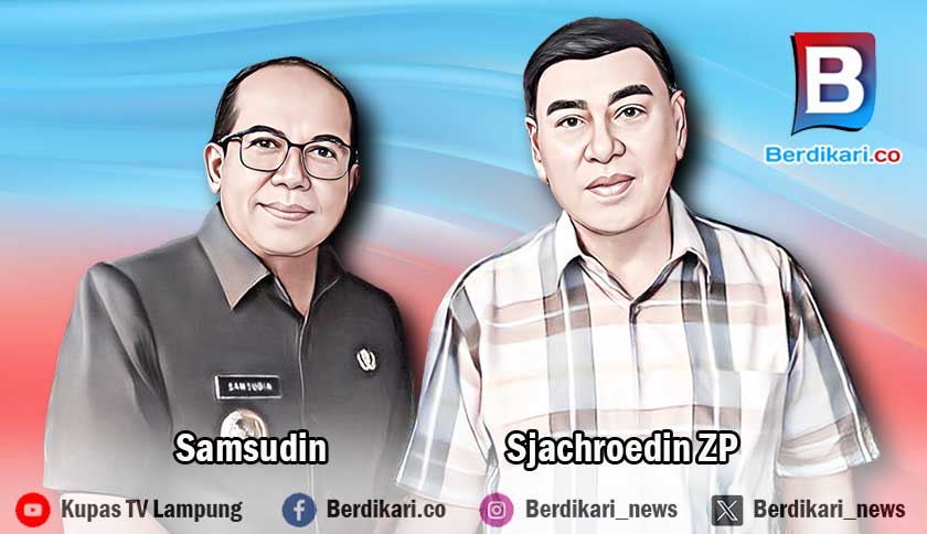 Temui Mantan Gubernur Lampung Sjachroedin ZP, Samsudin Akan Lanjutkan Pembangunan Kota Baru