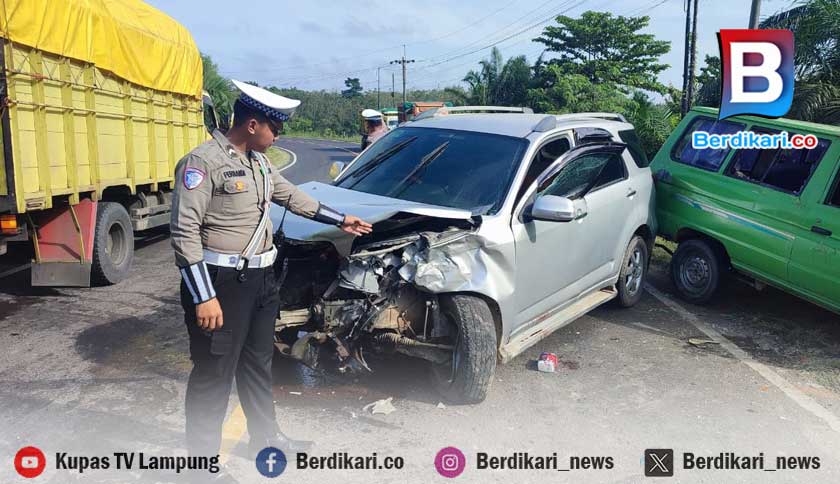 Terios Tabrak Kijang di Mesuji, Satu Tewas dan Tiga Luka-luka
