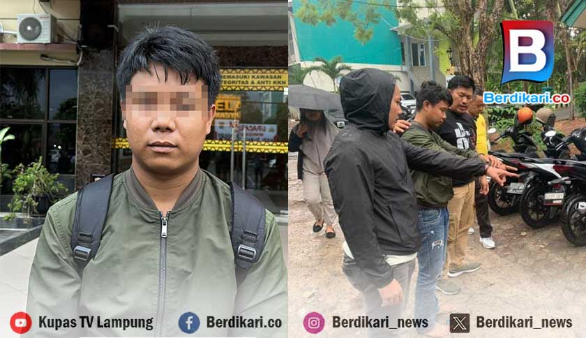 Terungkap! Spesialis Curanmor Berkedok Mahasiswa di Unila Ditangkap Polisi