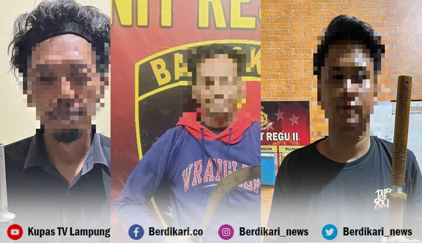 Tiga Pelaku Pengeroyokan Security di Lampung Tengah Ditangkap Polisi 
