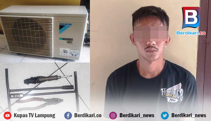 Tukang Rongsok Gasak AC Outdoor di Bandar Lampung