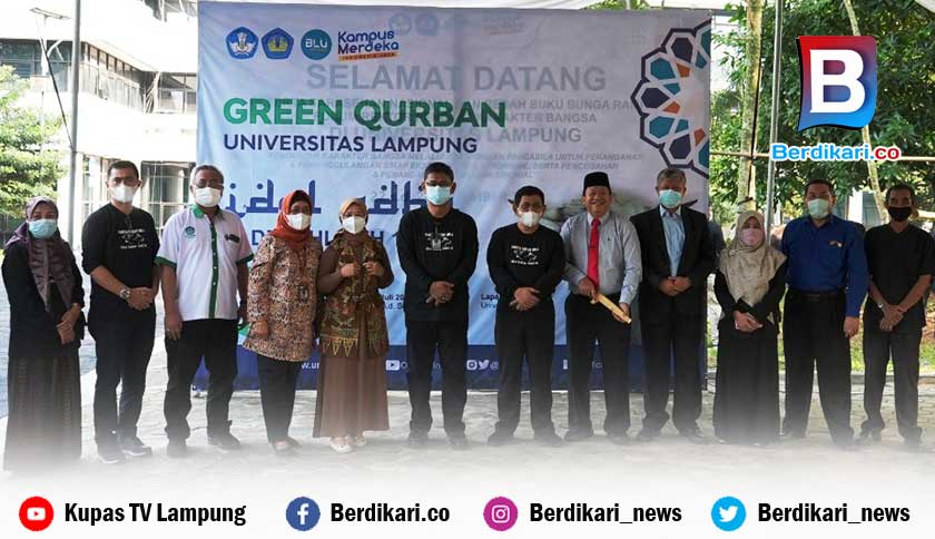 Berdikari Unila Kurban 34 Ekor Sapi Dan 5 Kambing Sambut Idul Adha 1443 H