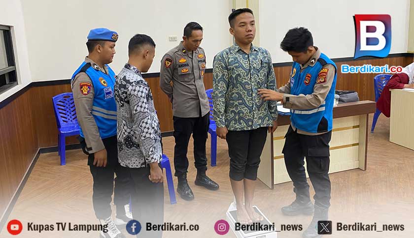 Verifikasi Pendaftaran Bintara Brimob 2026 di Tulang Bawang Berjalan Ketat