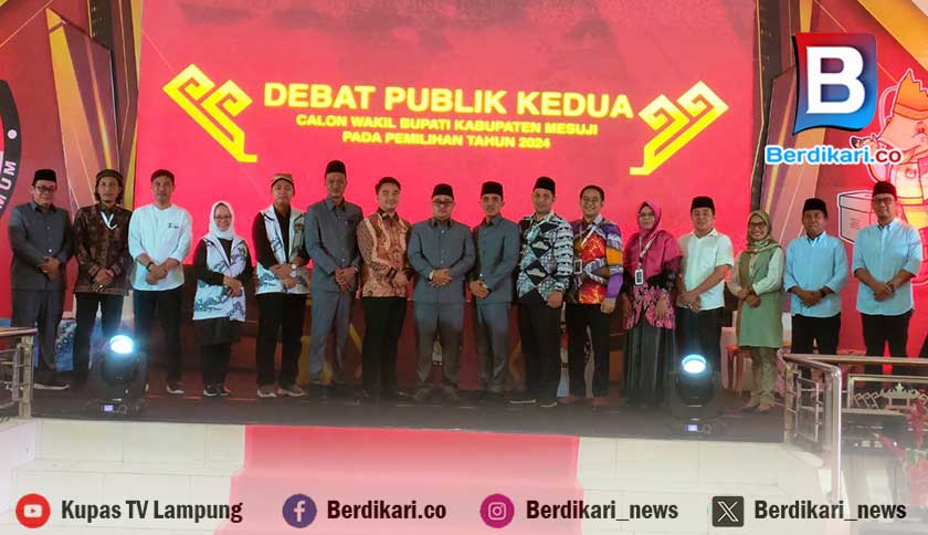 Visi dan Komitmen 4 Paslon di Debat Kedua Pilkada Mesuji