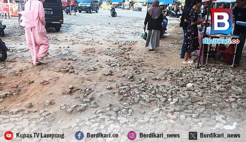 Wabup Lamsel Soal Paving di Korpri Kalianda Rusak Parah