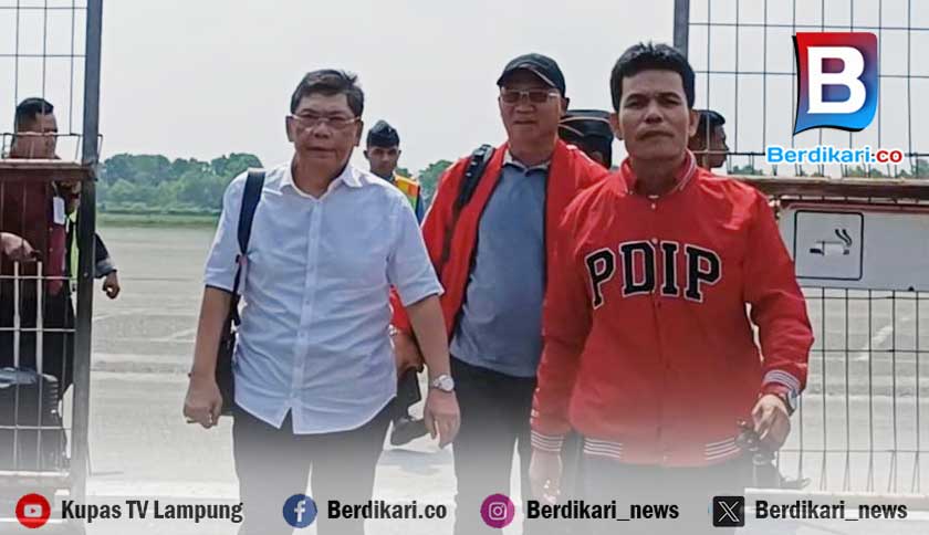 Wasekjen DPP PDI Perjuangan Tiba di Lampung Guna Pimpin Konsolidasi Internal Partai