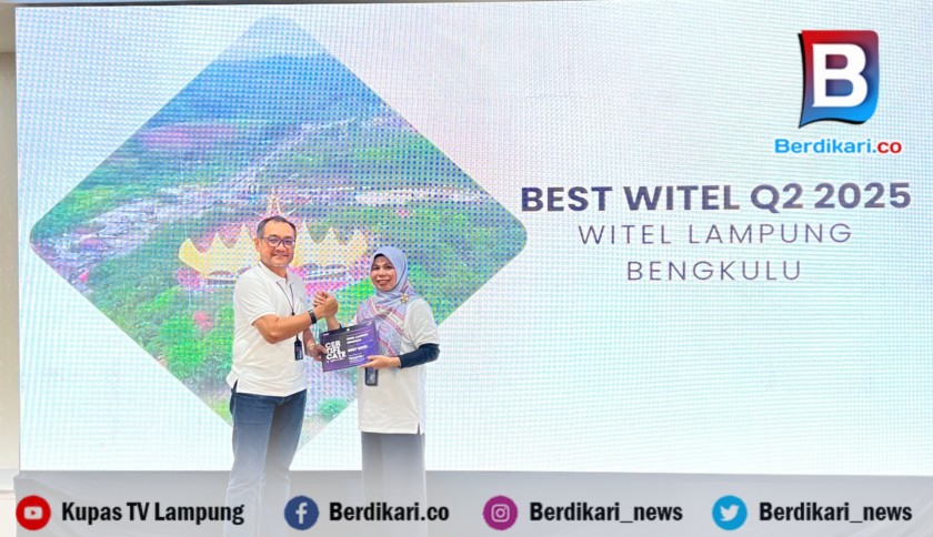 Witel Lampung Bengkulu Dinobatkan Sebagai Best Witel Q2 2025 TREG-1