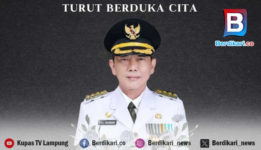 19 Hari Jabat Bupati Way Kanan, Ali Rahman Tutup Usia