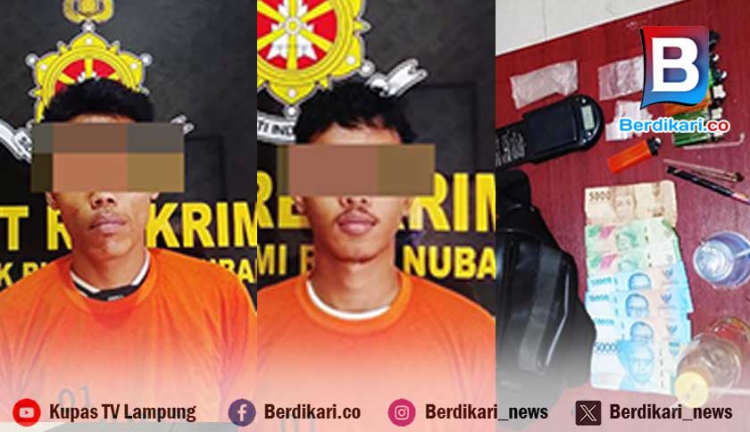 2 Pemuda di Lamteng Digerebek Saat Pesta Sabu