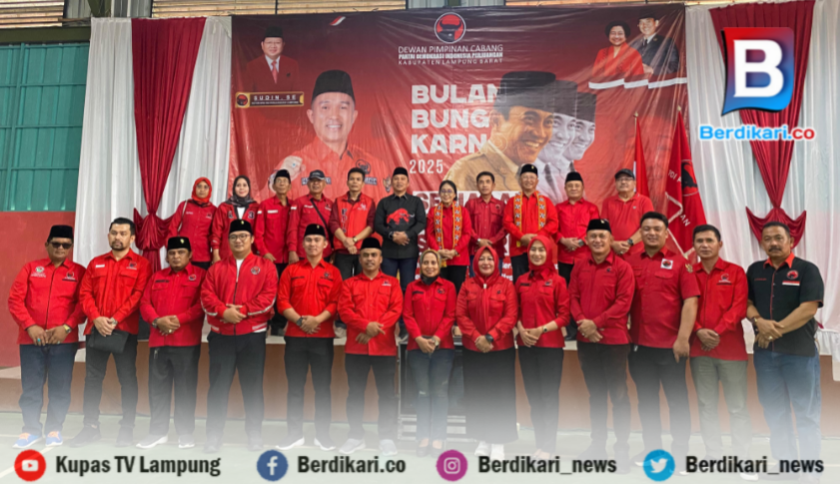 Peringatan Puncak Bulan Bung Karno di Lampung Barat, Parosil: PDI Perjuangan Selalu Hadir untuk Rakyat 