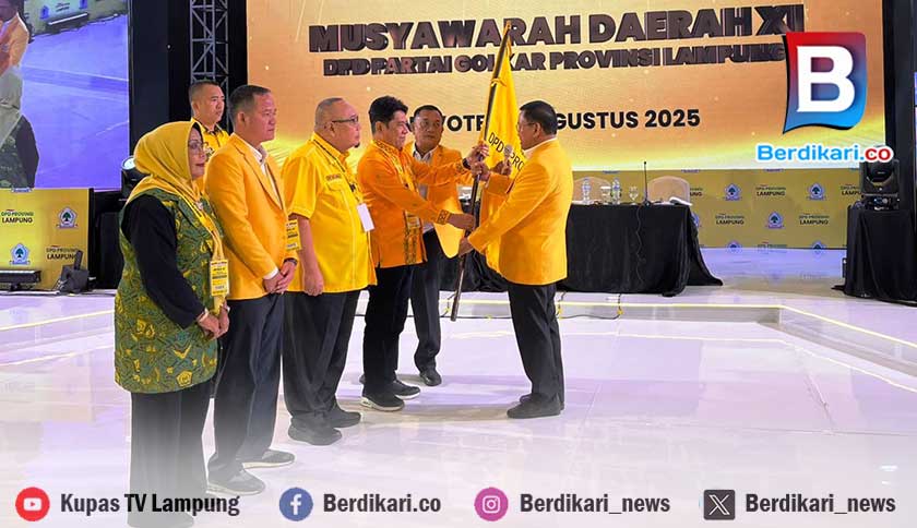 Aklamasi, Hanan A Rozak Jadi Ketua Golkar Lampung 2025–2030