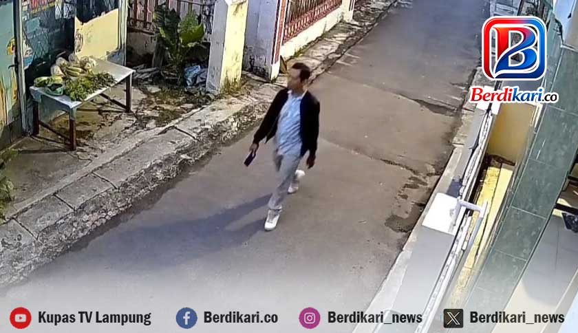 Aksi Tenang Maling Motor di Enggal, Wajah Pelaku Terekam Jelas