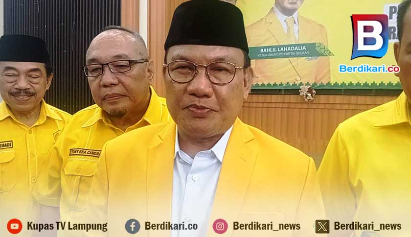 Ardito Terjaring OTT, Golkar Lampung: Jika Melanggar, Ada Sanksi Tegas