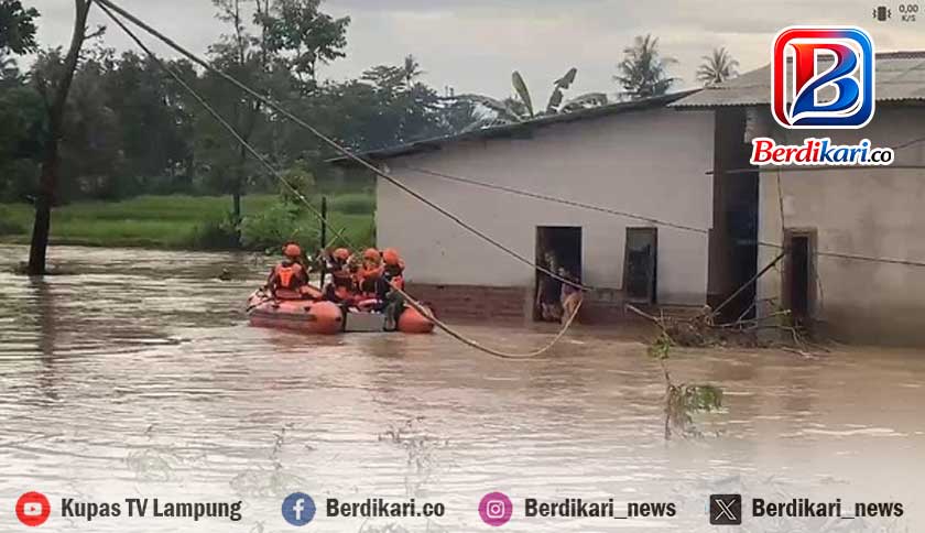 Banjir Terjang Empat Kecamatan di Lampung Selatan, Jati Agung Paling Terdampak
